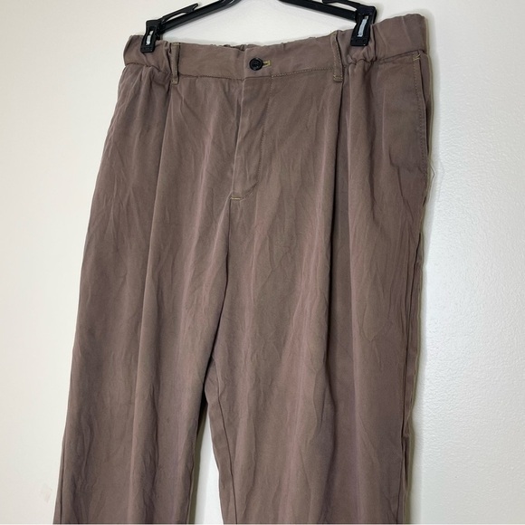 ZARA Brown Straight Leg Pants US XL - Picture 4 of 6